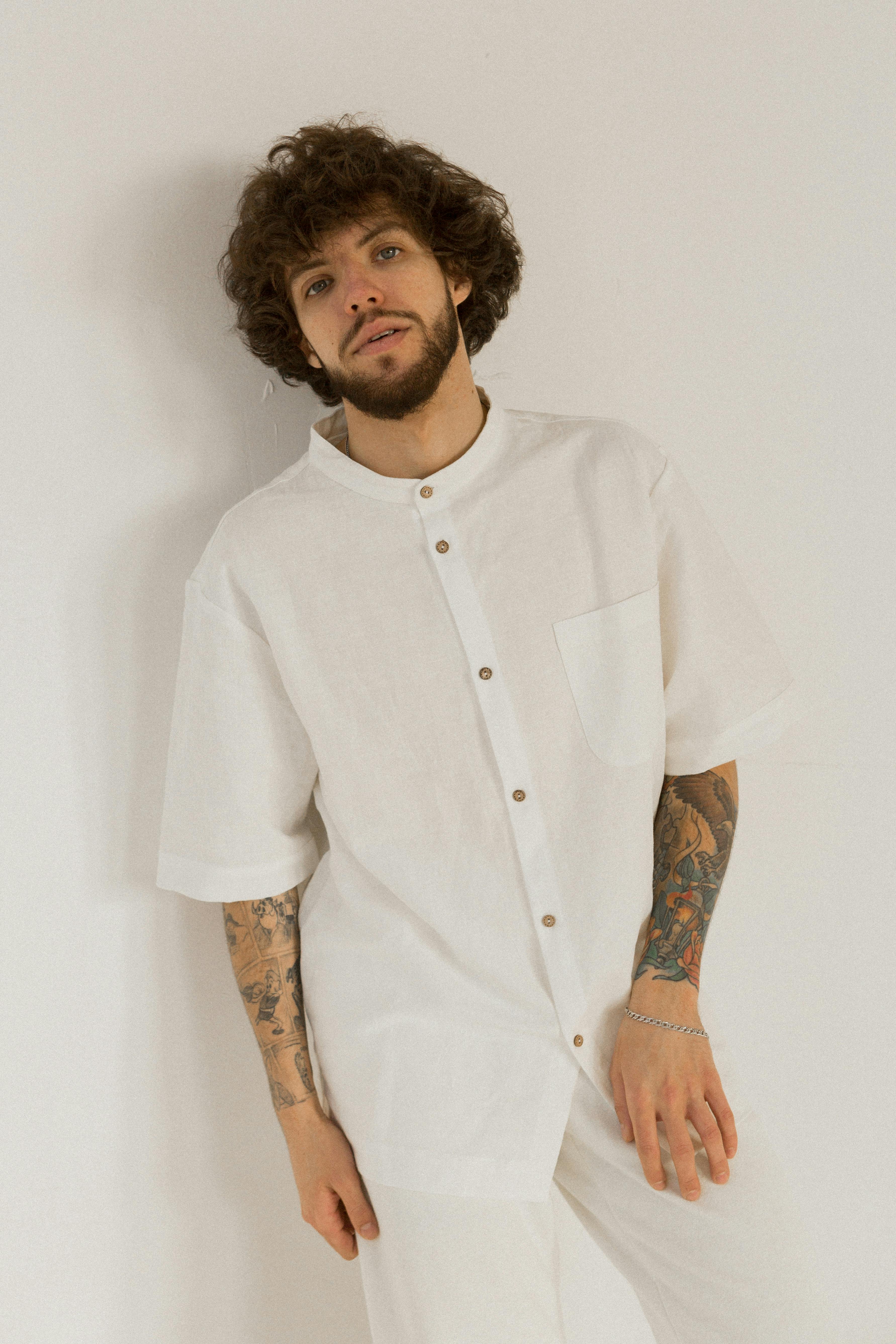 Ivory Breeze Mandarin Shirt