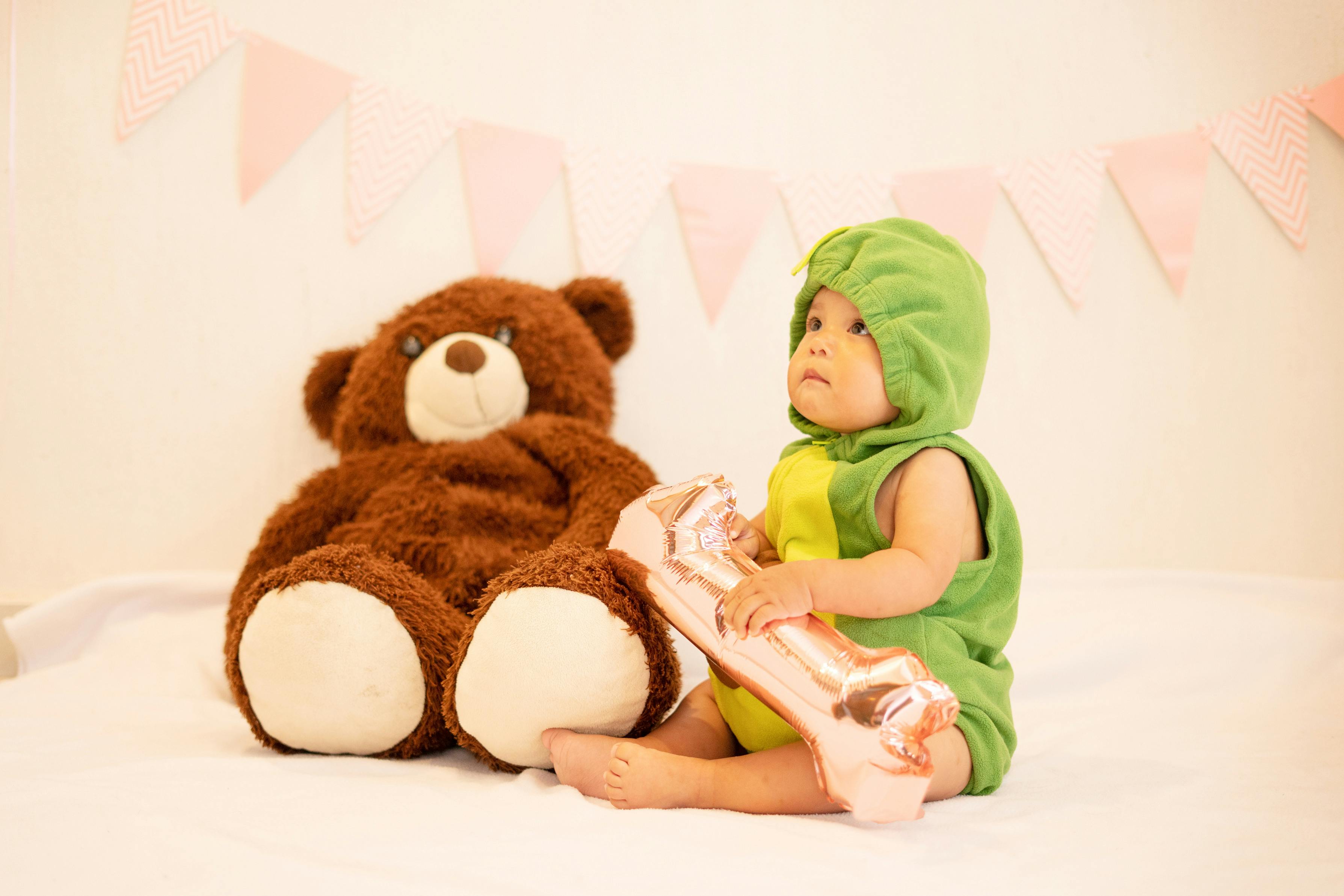 Blush Bear Cozy Baby Set